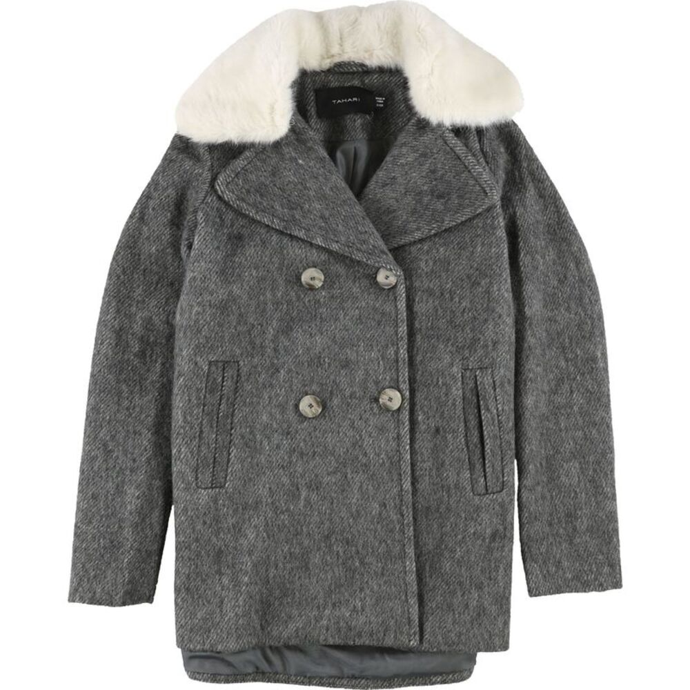 Tahari Womens Wool-Blend Coat, NWT